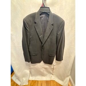 BROOKS BROTHER BOOKEASE  Gray Men's Two Button Blazer Suit Jacket Size 41R